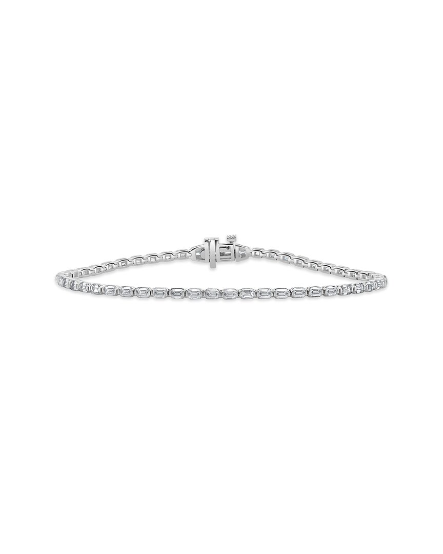 Sabrina Designs 14k 3.80 Ct. Tw. Diamond Tennis Bracelet In Metallic