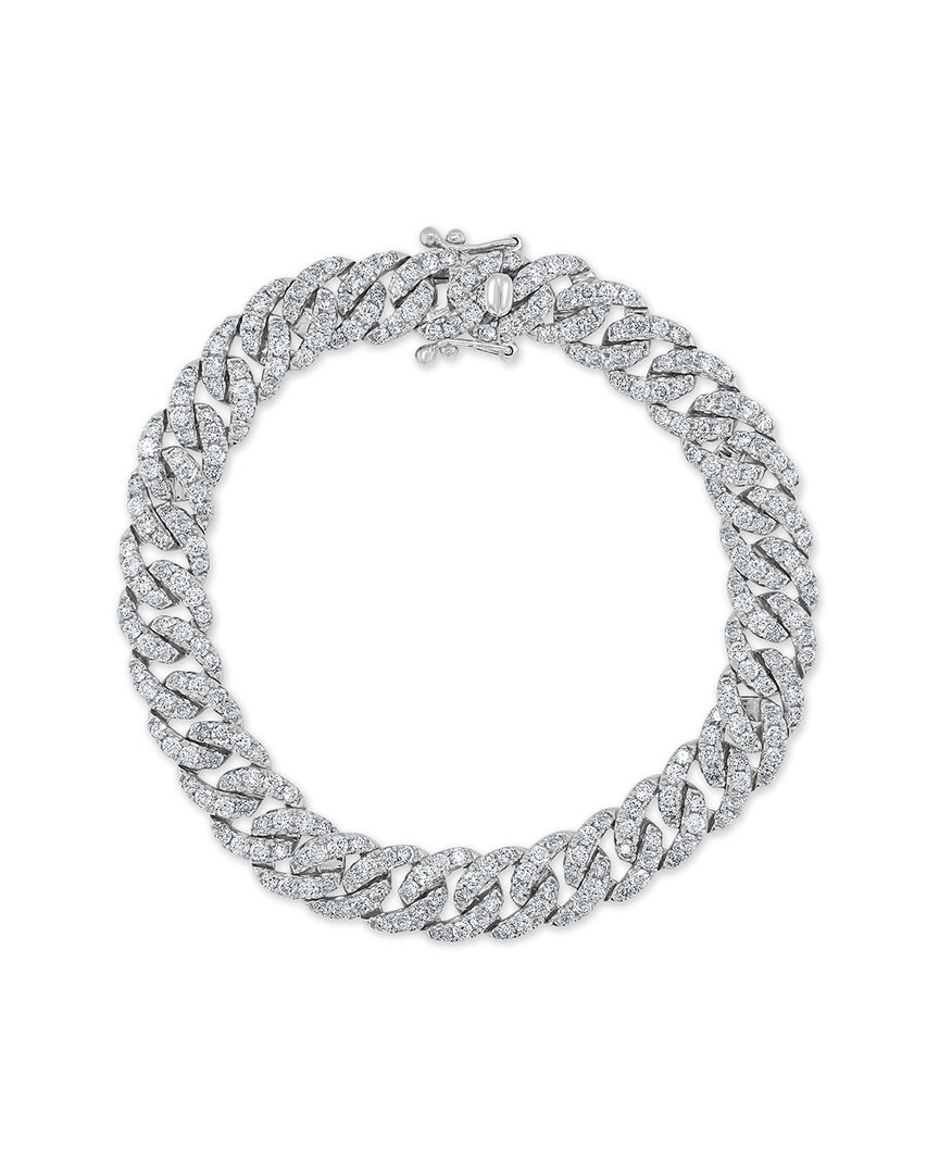 Sabrina Designs 14k Diamond Link Bracelet In White
