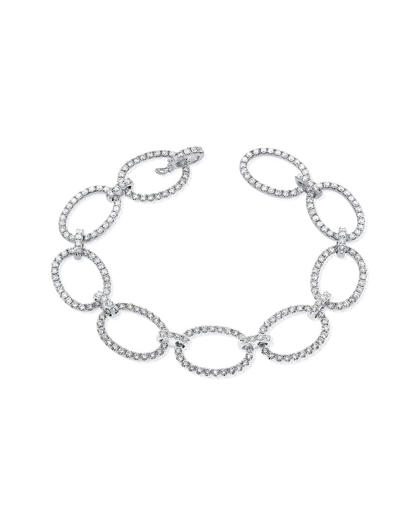 Sabrina Designs 14k Diamond Link Bracelet In Metallic