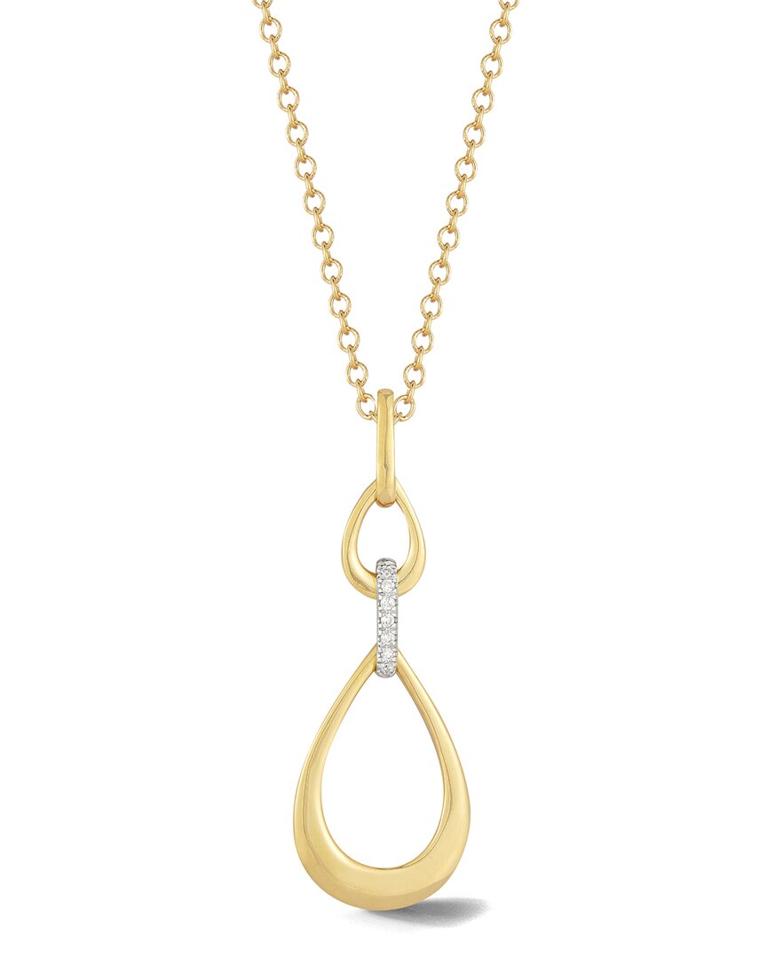 I. Reiss 14k Diamond Necklace