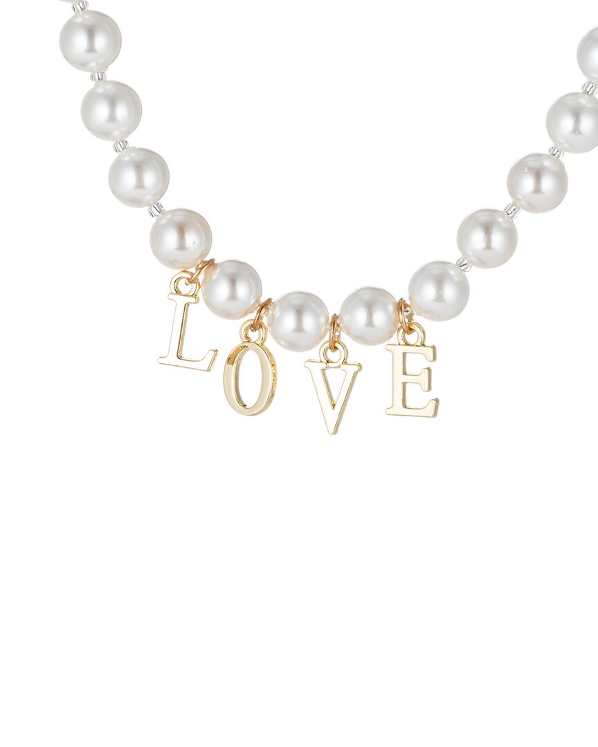 Eye Candy La The Luxe Collection 6mm Pearl Rosha Necklace