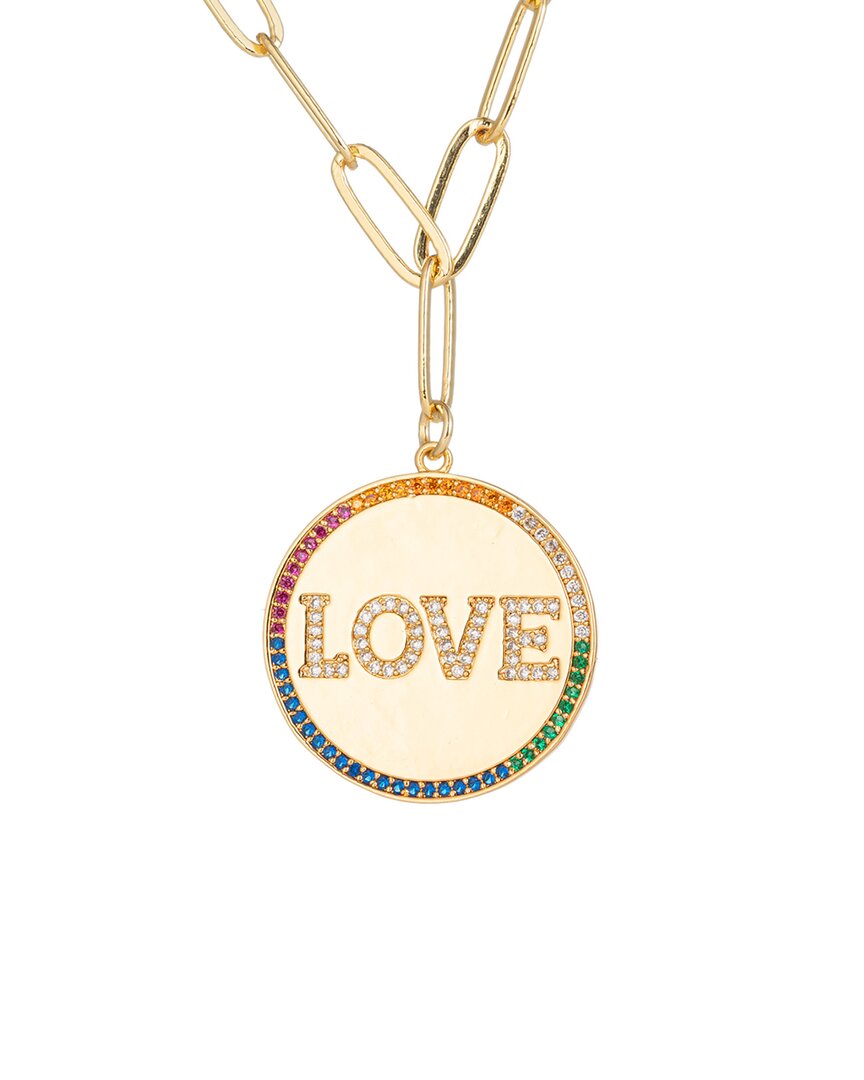 Eye Candy La The Luxe Collection Titanium Cz Wendy Necklace