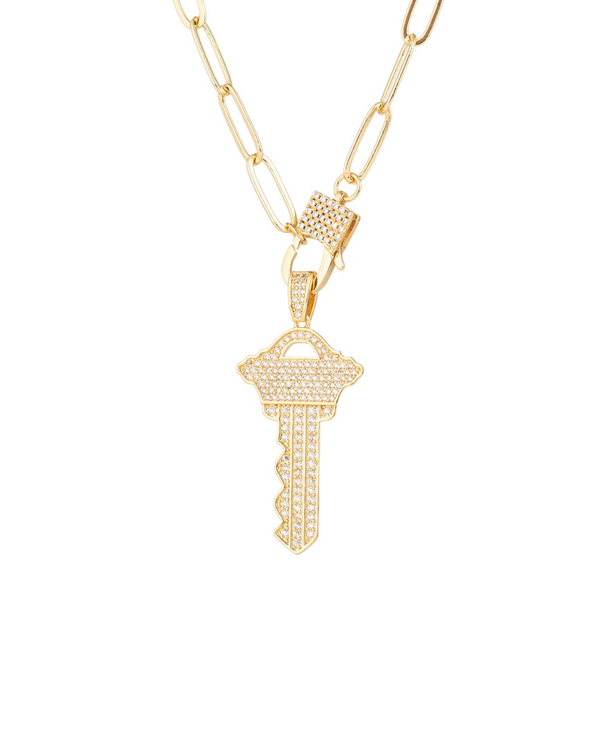 Eye Candy La Eye Candy Los Angeles The Luxe Collection Cz Key To My Heart Necklace