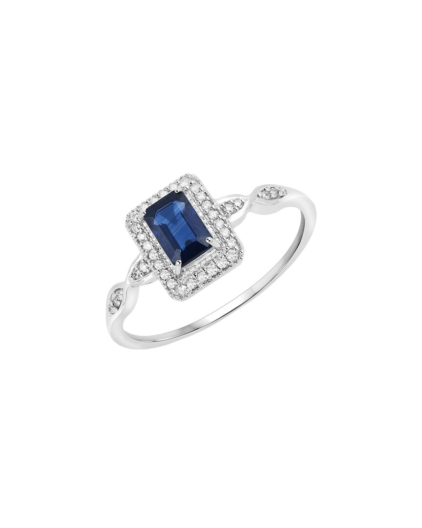 Diana M. Fine Jewelry 14K 0.68 ct. tw. Diamond & Sapphire Ring