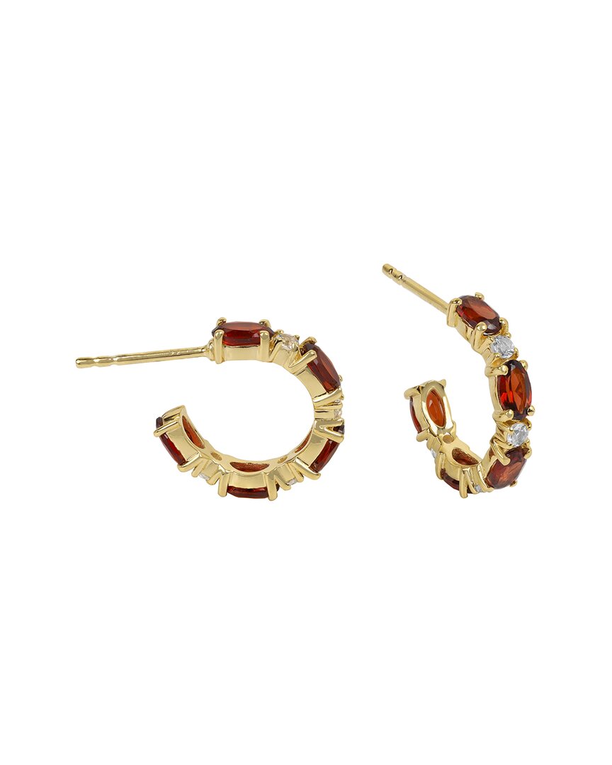 Tiramisu Gold Over Silver 3.15 Ct. Tw. Gemstone Earrings