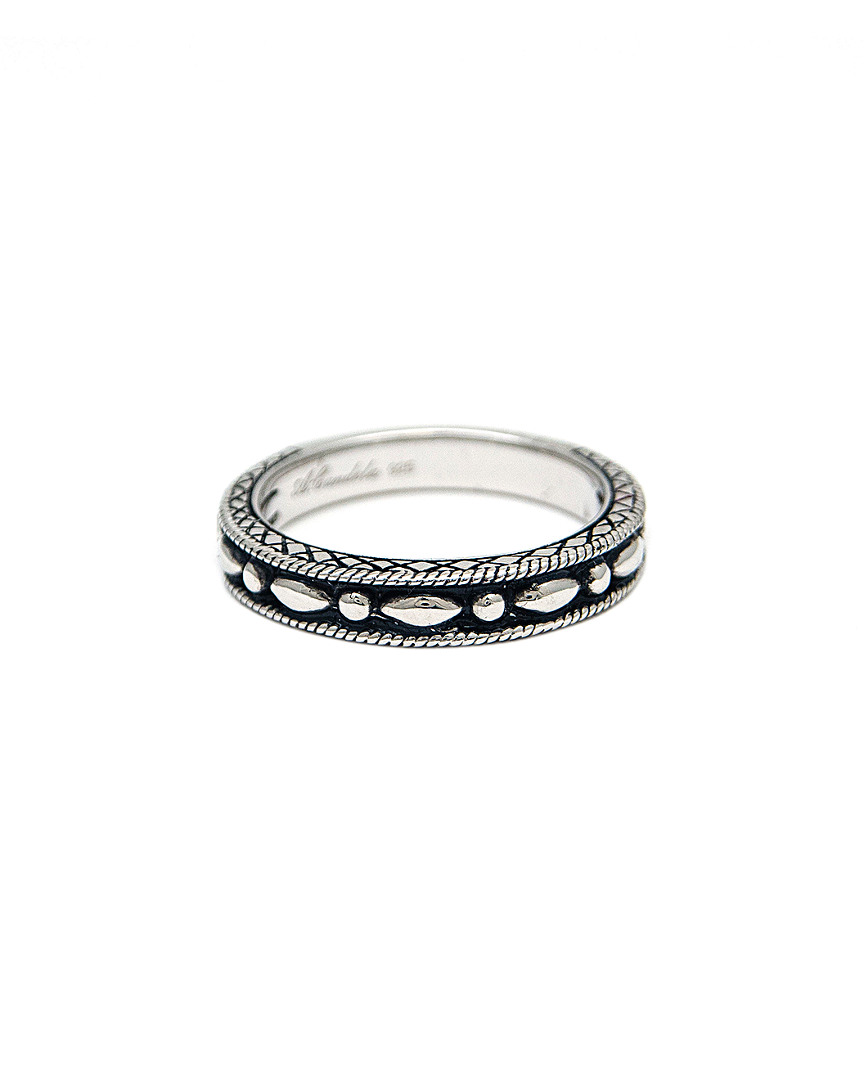 Andrea Candela Andréa Candela Pasion De Plata Silver Ring In Black
