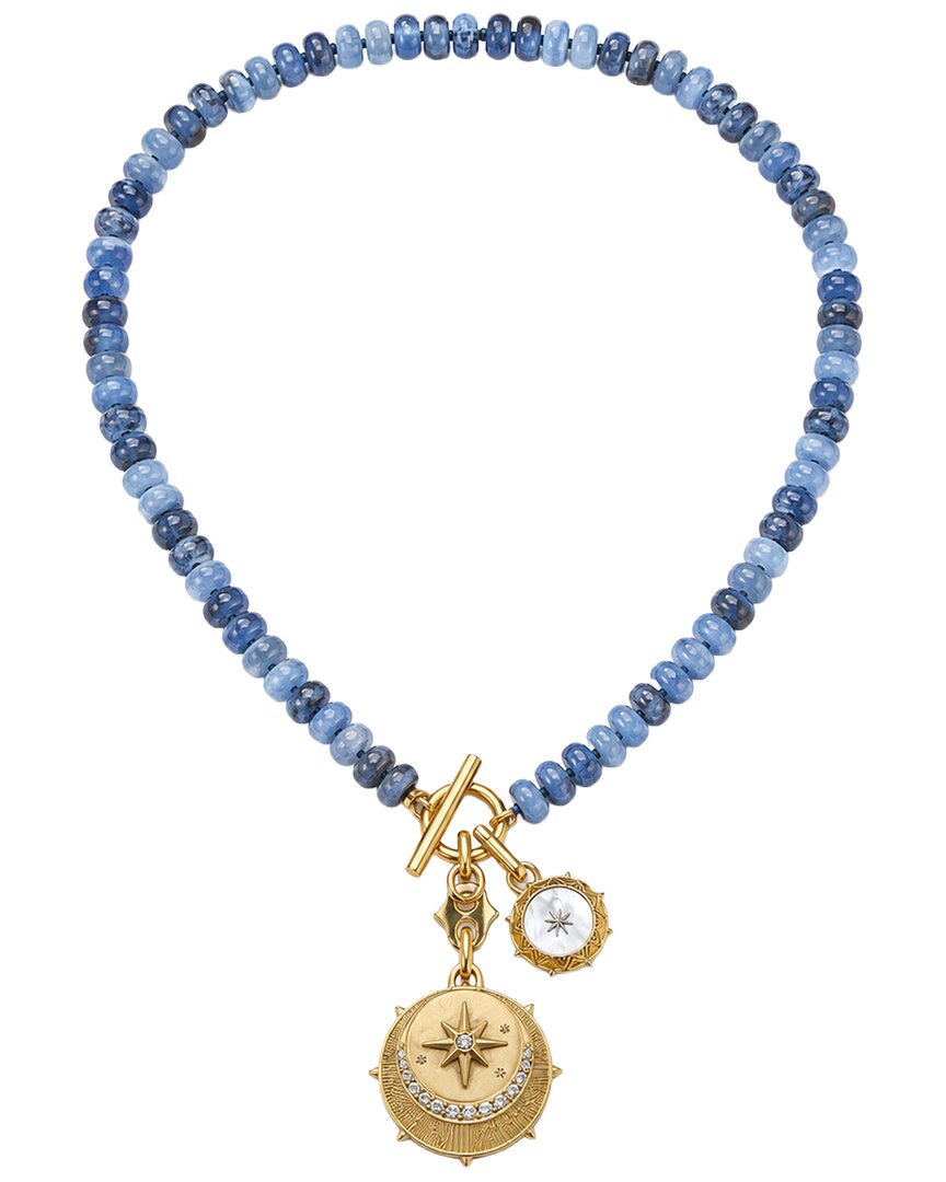 Mignonne Gavigan 14k Plated Cz Necklace In Multi