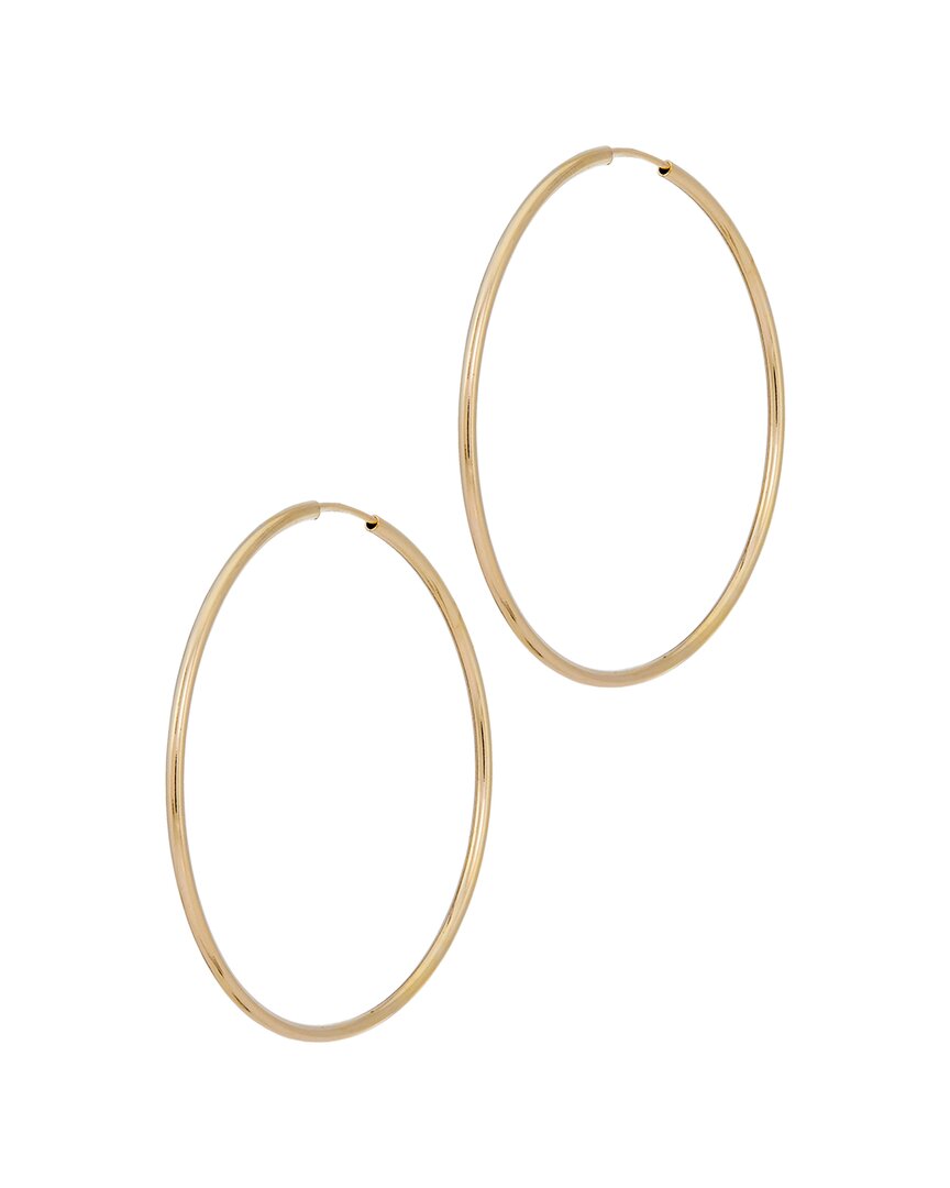 Savvy Cie 18k Filled Hoops In Gold