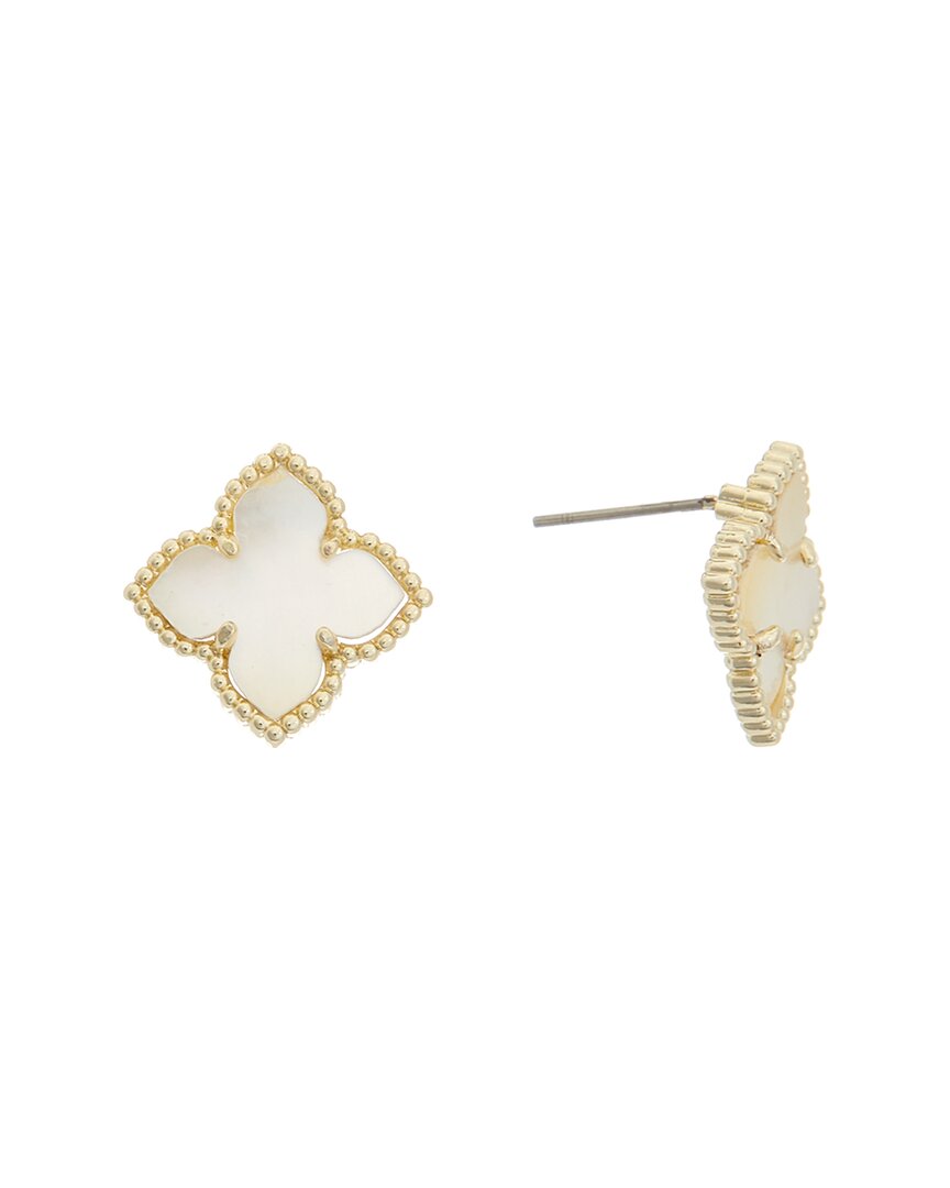 Juvell 18k Plated Pearl Earrings In Gold