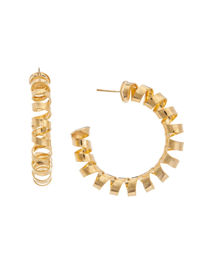 Juvell 18k Plated Hoops In Gold