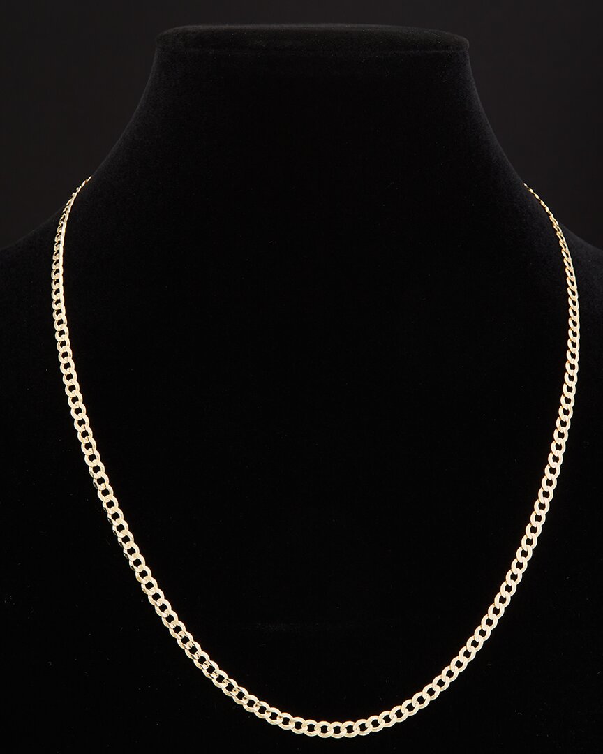 Italian Gold 14k  Cuban Miami Link Necklace
