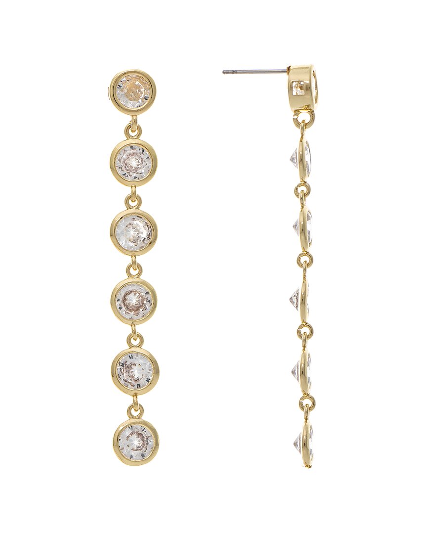 Shop Rivka Friedman 18k Plated Cz Dangle Earrings
