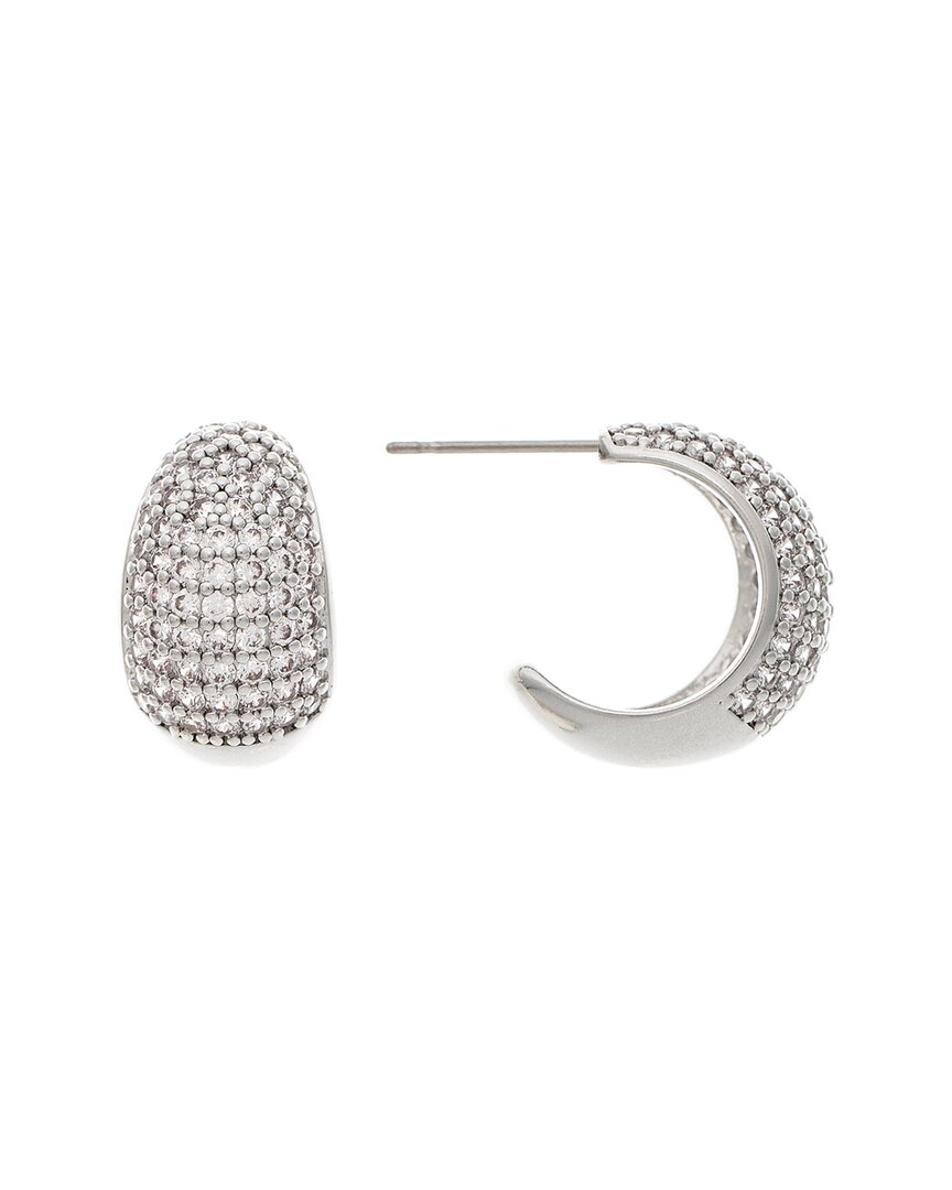 Shop Rivka Friedman Rhodium Plated Cz Dangle Earrings