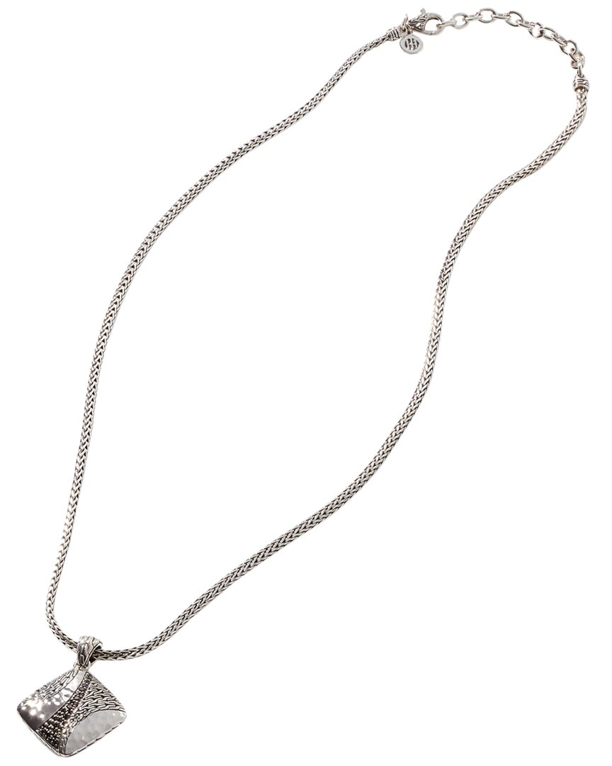 John Hardy Silver Essentials Necklace In Metallic
