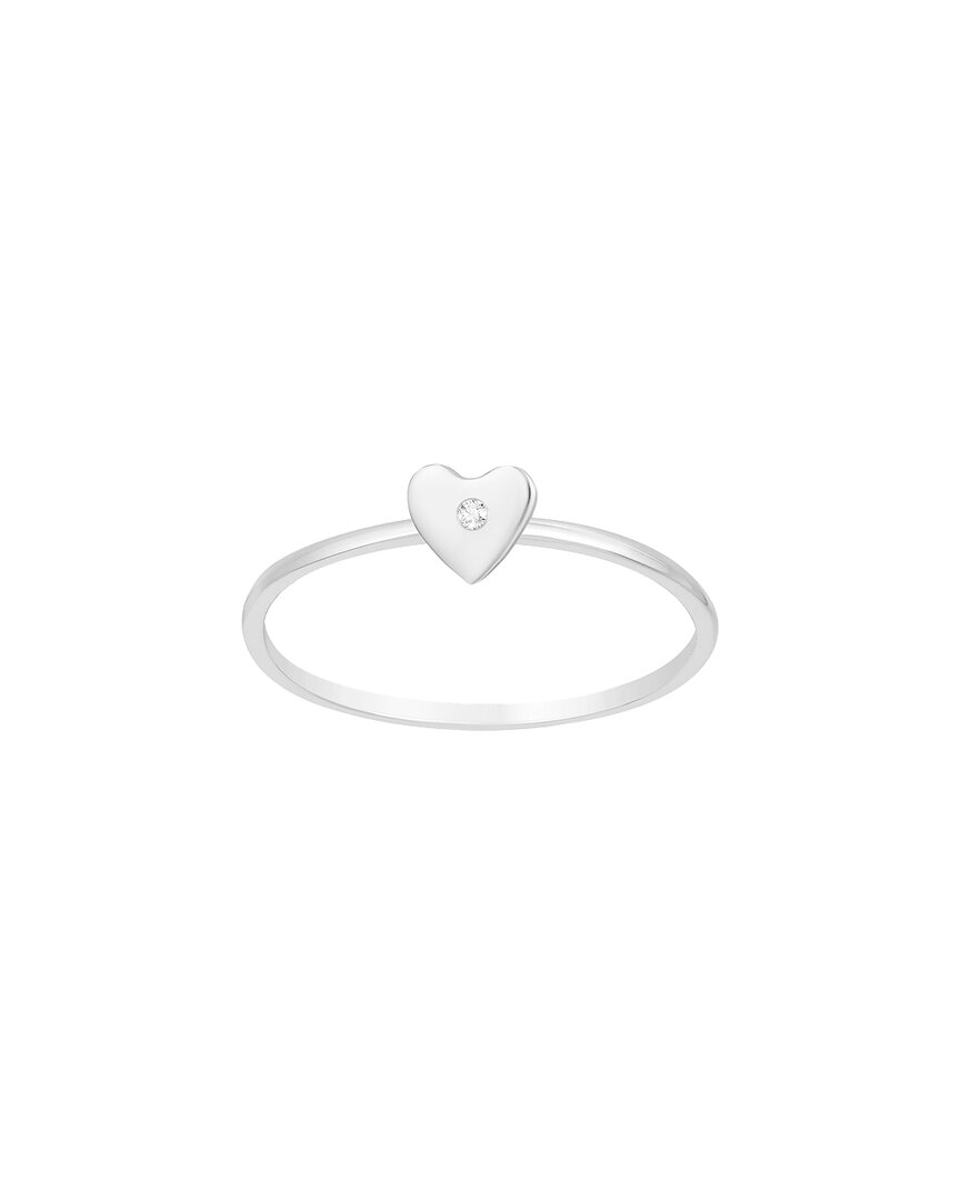 Shop Ariana Rabbani 14k 0.01 Ct. Tw. Diamond Heart Ring