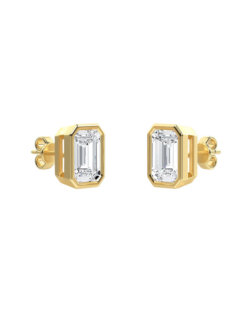 Diana M. Fine Jewelry 14k 0.54 Ct. Tw. Diamond Studs In Gold