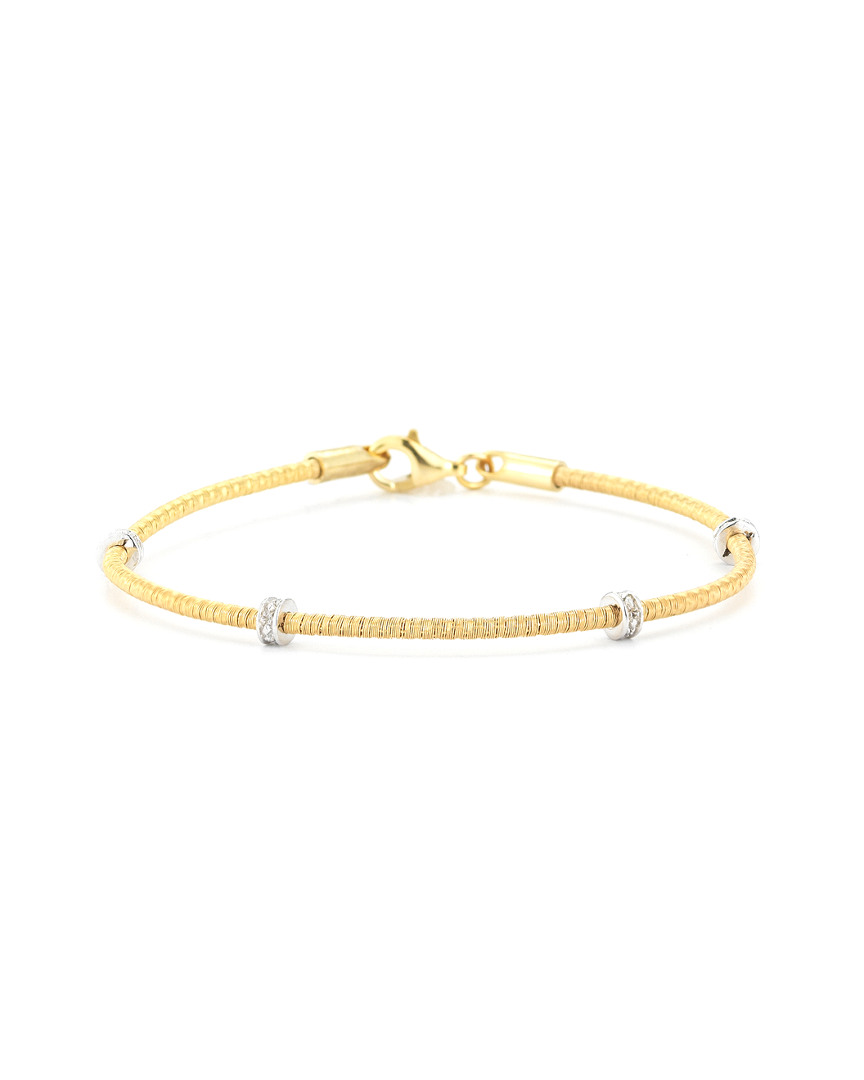 I. Reiss 14k 0.10 Ct. Tw. Diamond Mesh Bracelet