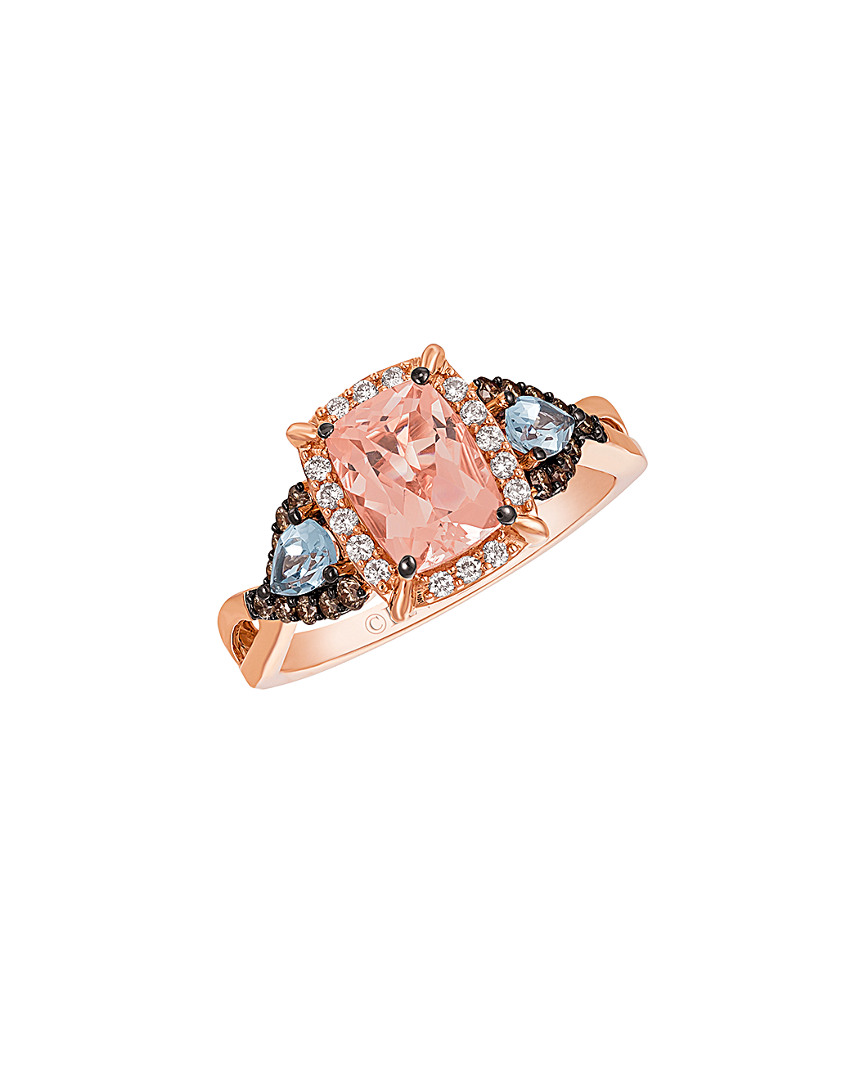 Le Vian 14k Rose Gold 1.73 Ct. Tw. Diamond & Gemstone Ring