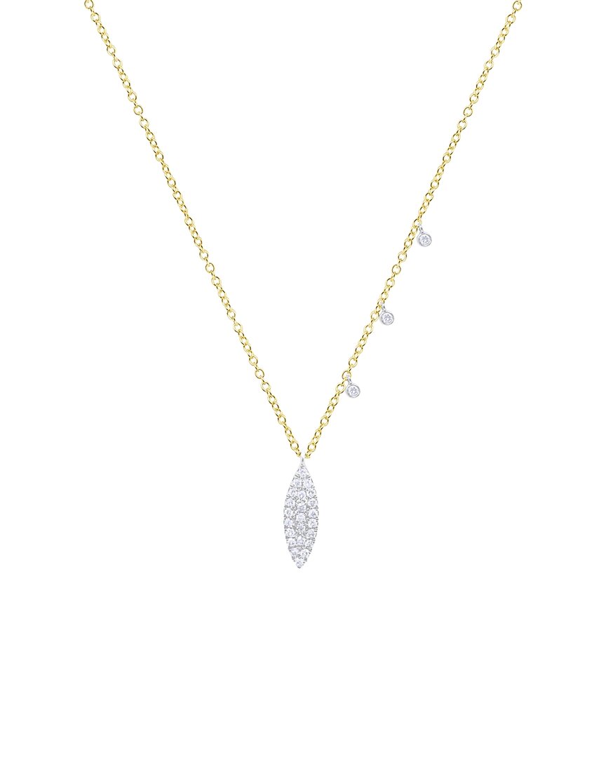Meira T 14k 0.17 Ct. Tw. Diamond Necklace In Gold