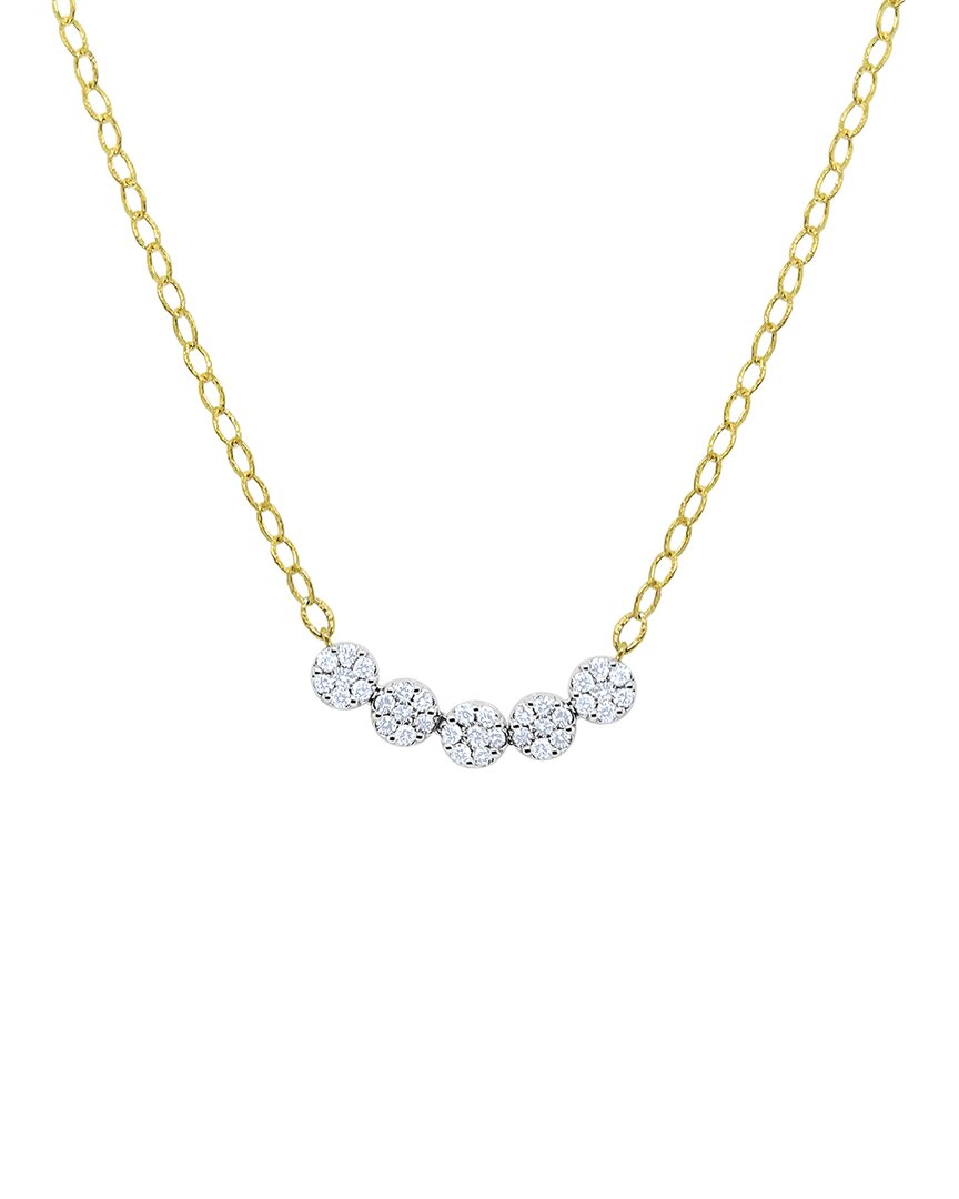 Shop Meira T Diamond Disc Necklace