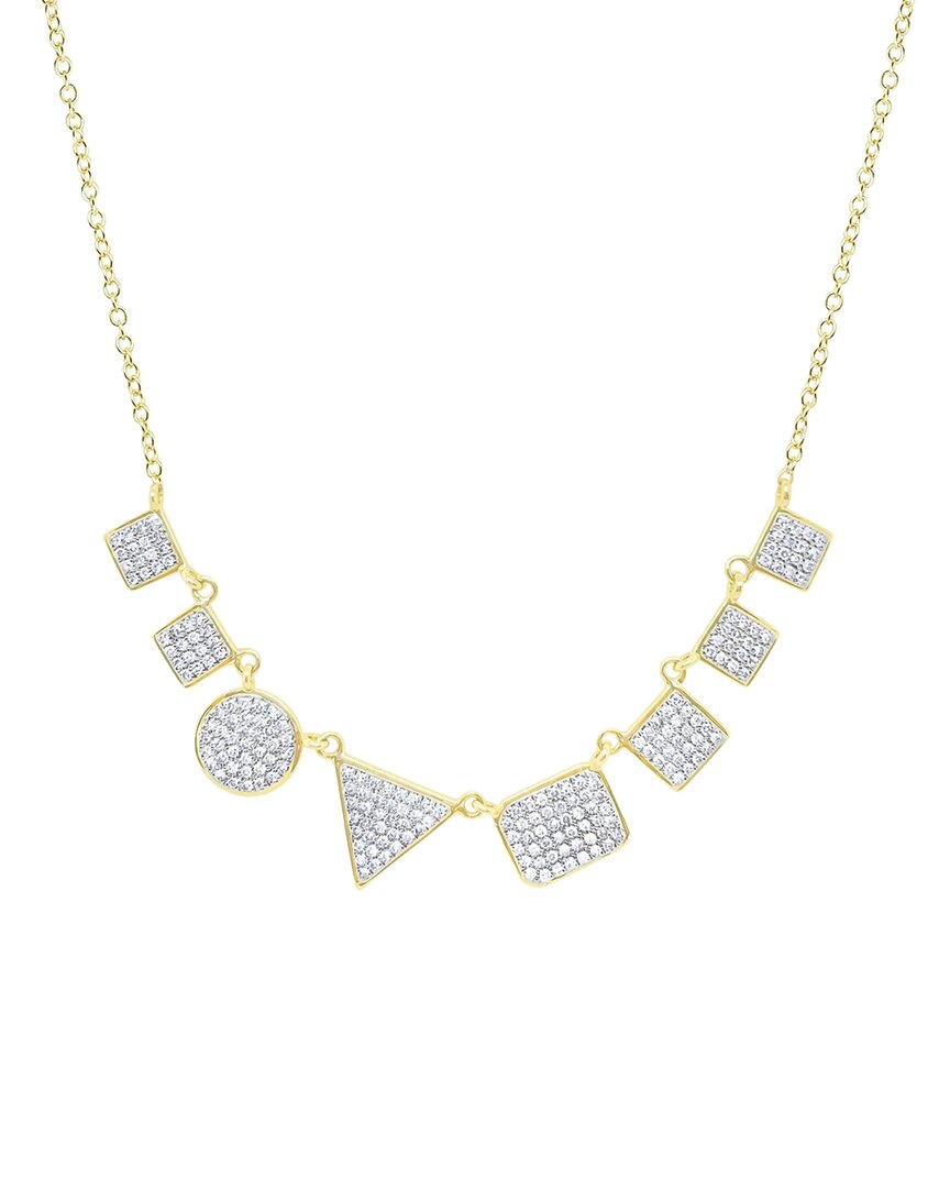 Meira T 14k 0.48 Ct. Tw. Diamond Geometric Necklace In Gold