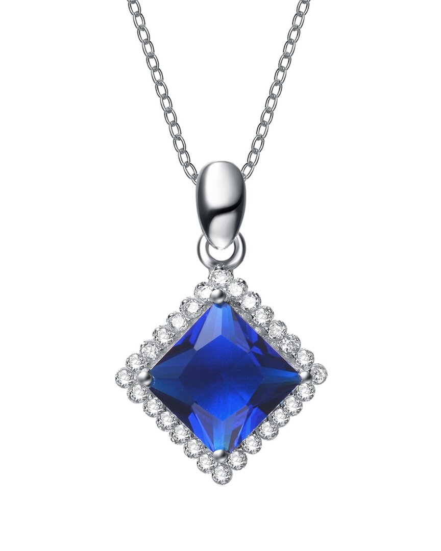 Genevive Silver Cz Pendant