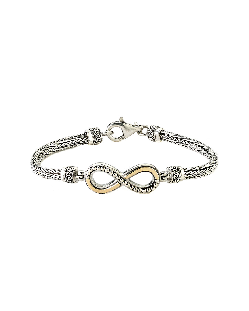 Samuel B. 18k & Silver Infinity Bracelet