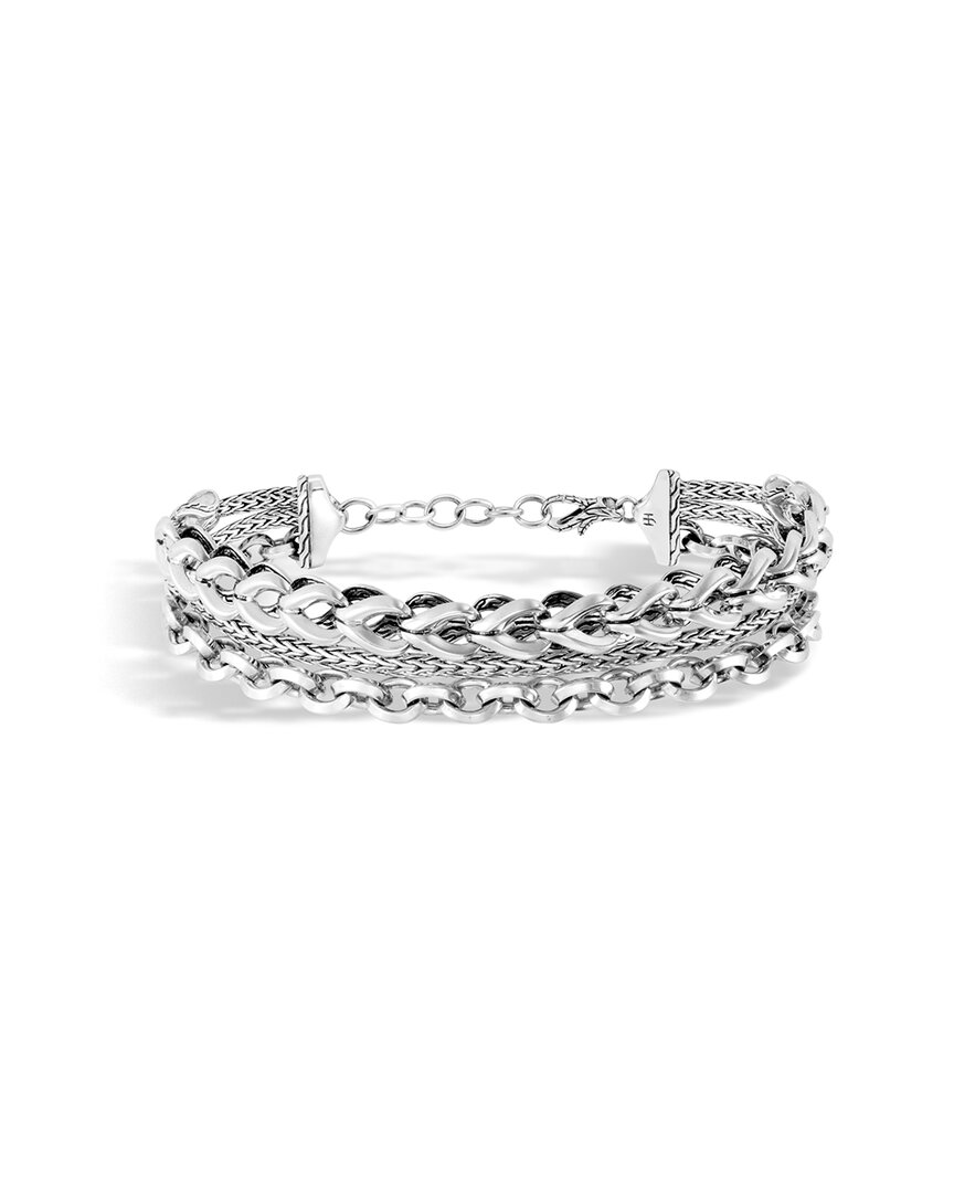 John Hardy Asli Classic Chain Link Multi Row Bracelet