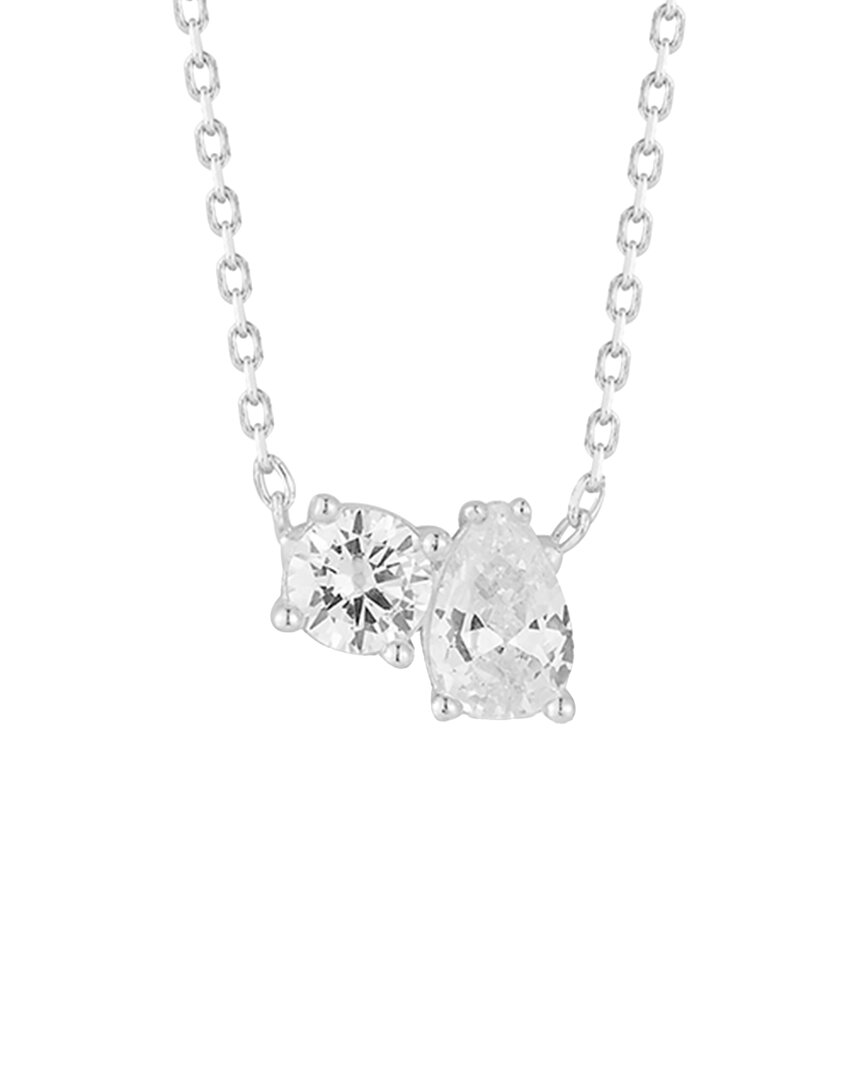 Sphera Milano Silver Cz Pendant Necklace