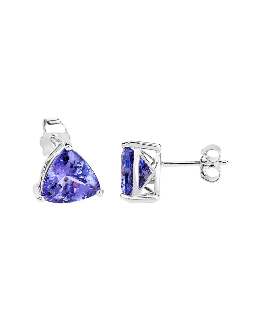 Shop Diana M. Fine Jewelry 14k 3.48 Ct. Tw. Tanzanite Studs