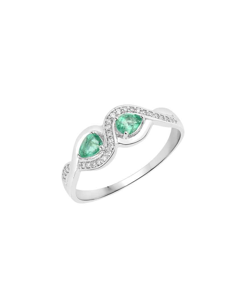 Shop Diana M. Fine Jewelry 14k 0.35 Ct. Tw. Diamond & Emerald Ring