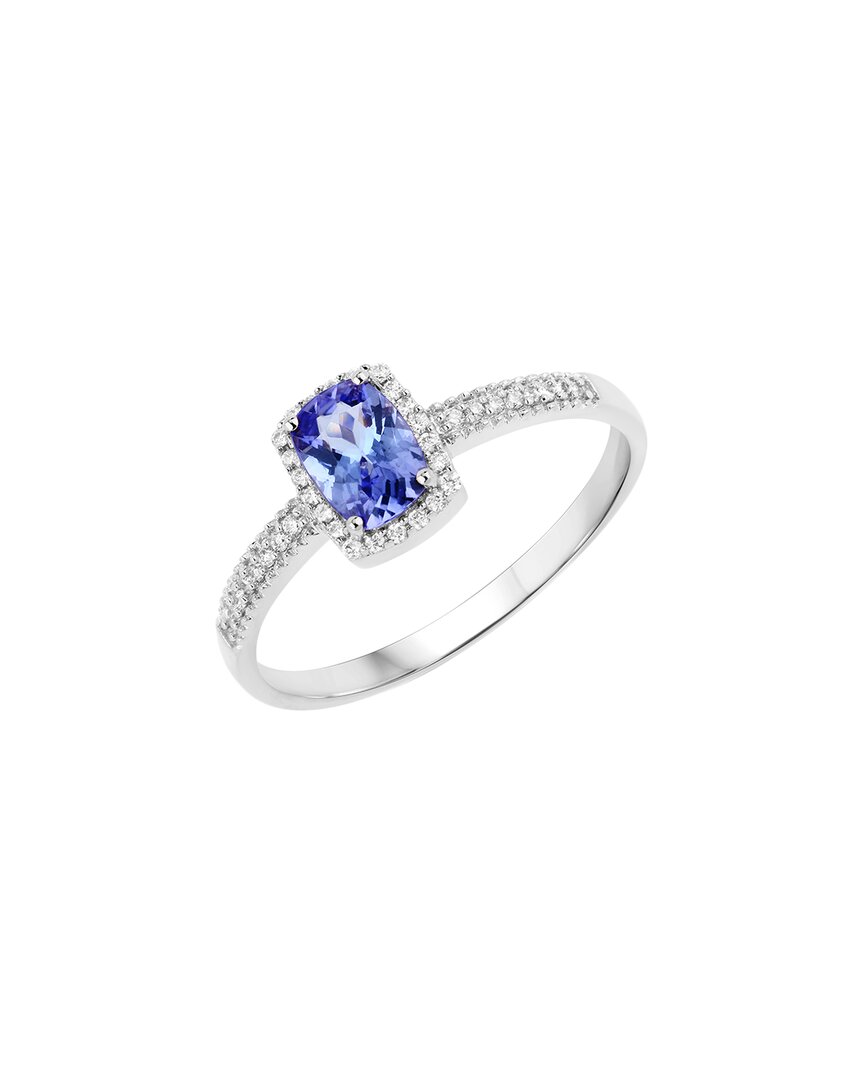 Shop Diana M. Fine Jewelry 14k 0.63 Ct. Tw. Diamond & Tanzanite Ring