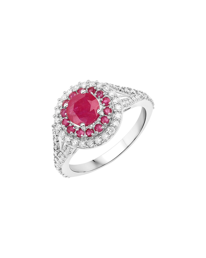 Shop Diana M. Fine Jewelry 14k 1.95 Ct. Tw. Diamond & Ruby Ring