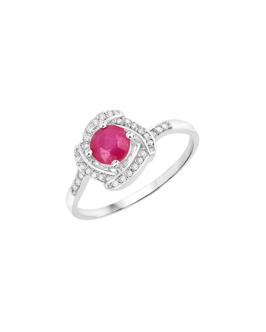 Shop Diana M. Fine Jewelry 14k 0.63 Ct. Tw. Diamond & Ruby Ring