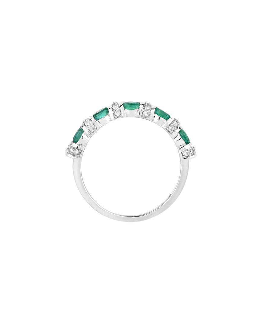 Diana M. Fine Jewelry 14K 0.74 ct. tw. Diamond & Emerald Ring