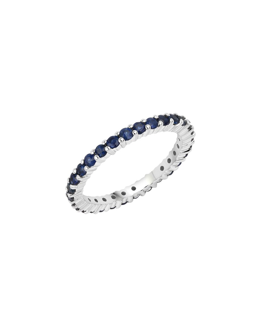 Shop Diana M. Fine Jewelry 14k 1.38 Ct. Tw. Sapphire Eternity Ring