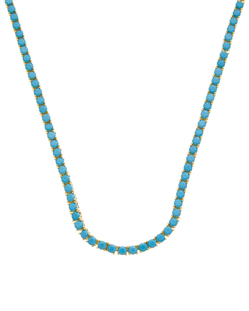 Juvell 18k Plated Turquoise Necklace