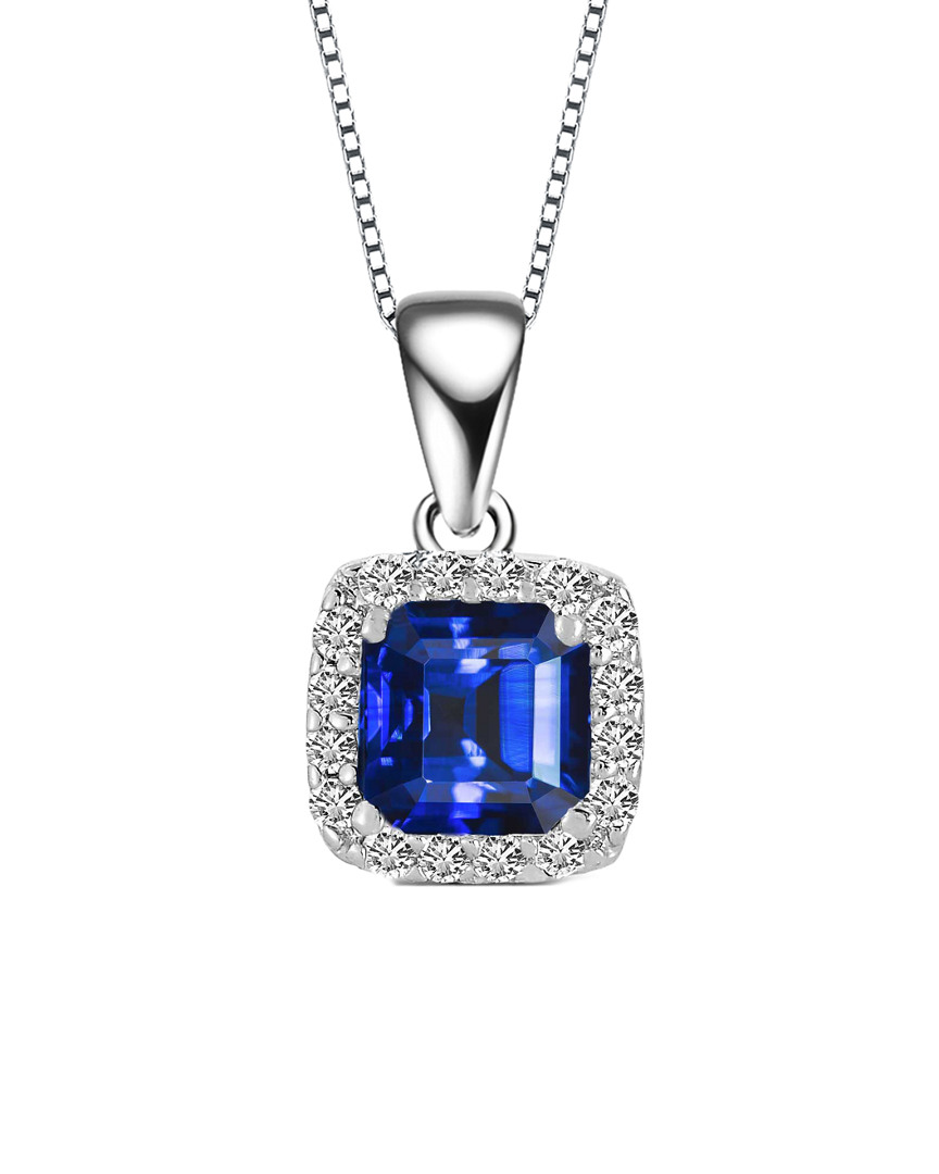 Genevive Silver Cz Necklace