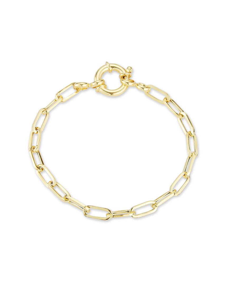 Glaze Jewelry 14k Over Silver Link Bracelet