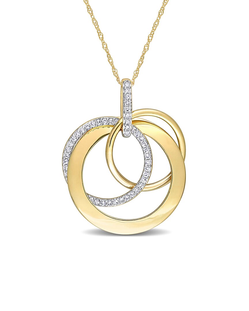 Rina Limor 14k 0.26 Ct. Tw. Diamond Necklace