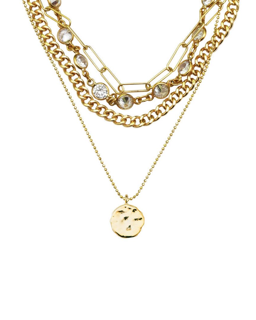 Shop Adornia 14k Plated Layered Necklace