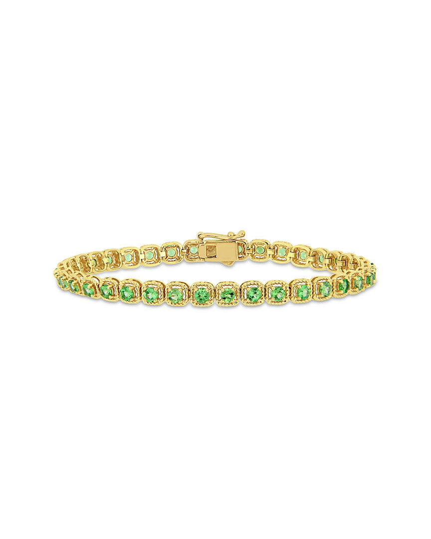 Diamond Select Cuts 14k 3.33 Ct. Tw. Tsavorite Bracelet