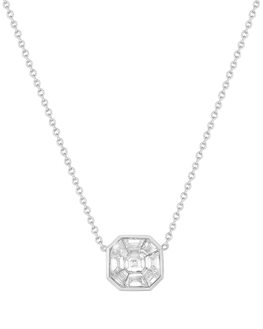 Forever Creations Usa Inc. Forever Creations 14k 0.43 Ct. Tw. Diamond Illusion Necklace