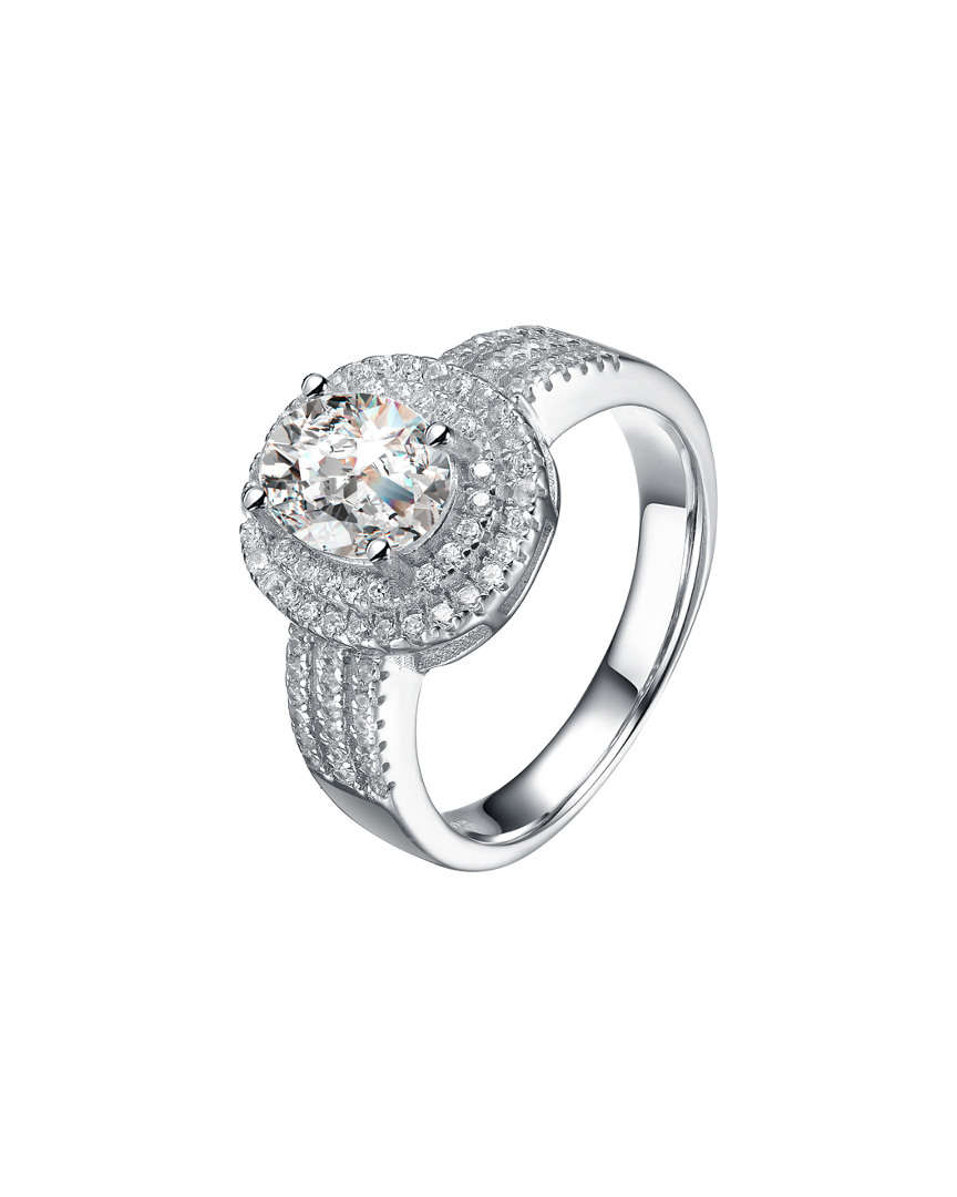 Genevive Silver Cz Ring