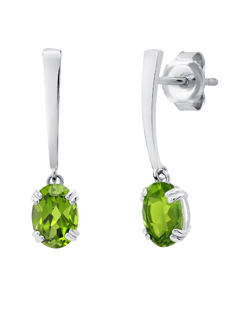 Shop Max + Stone 14k 1.44 Ct. Tw. Peridot Dangle Earrings
