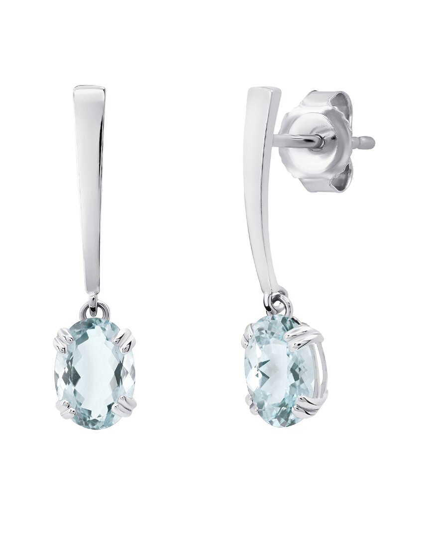 Shop Max + Stone 14k 1.18 Ct. Tw. Aquamarine Dangle Earrings