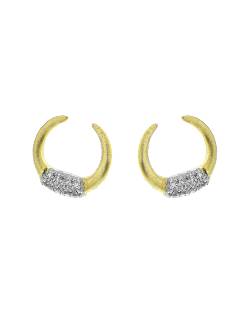 Shop Meira T 14k 0.04 Ct. Tw. Diamond Earrings