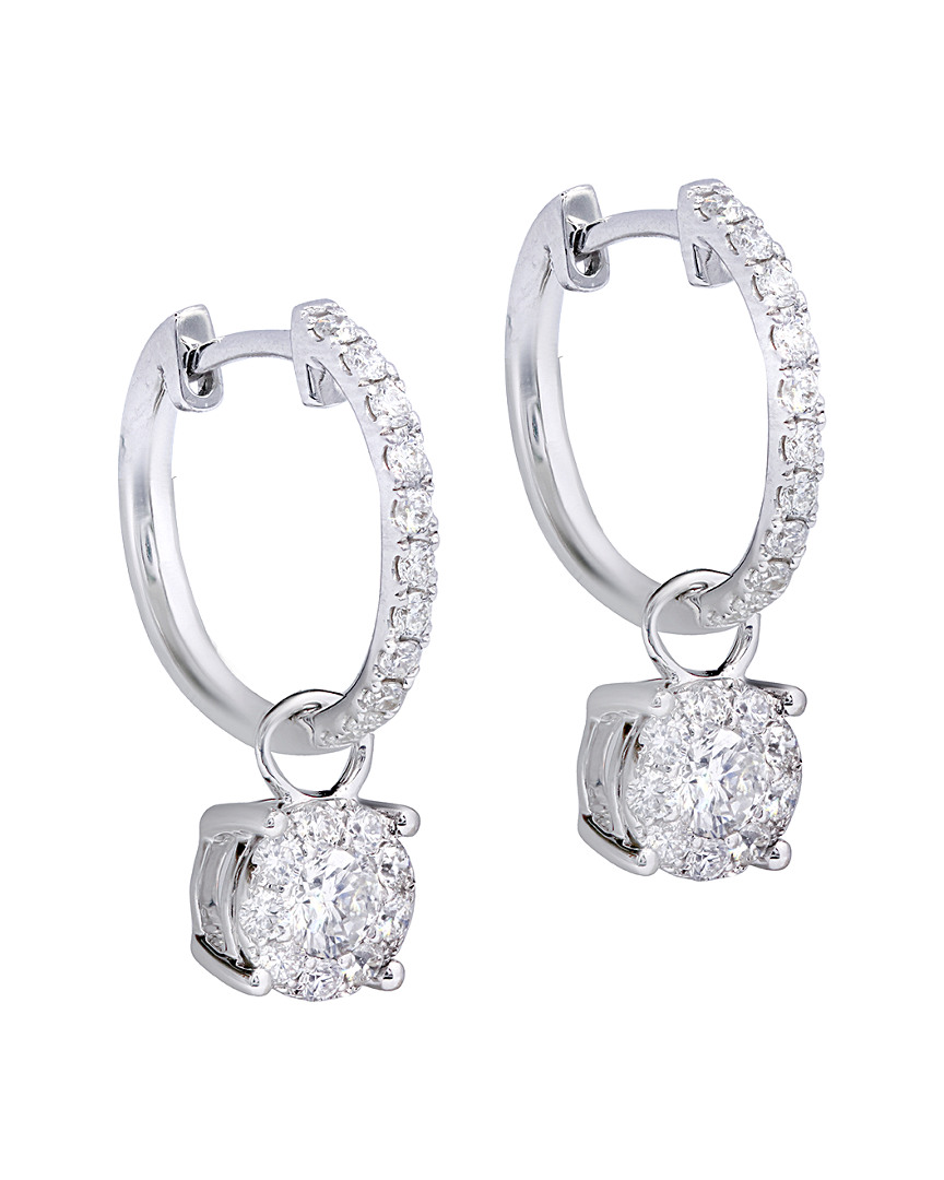 Diana M. Fine Jewelry 14k 0.92 Ct. Tw. Diamond Earrings