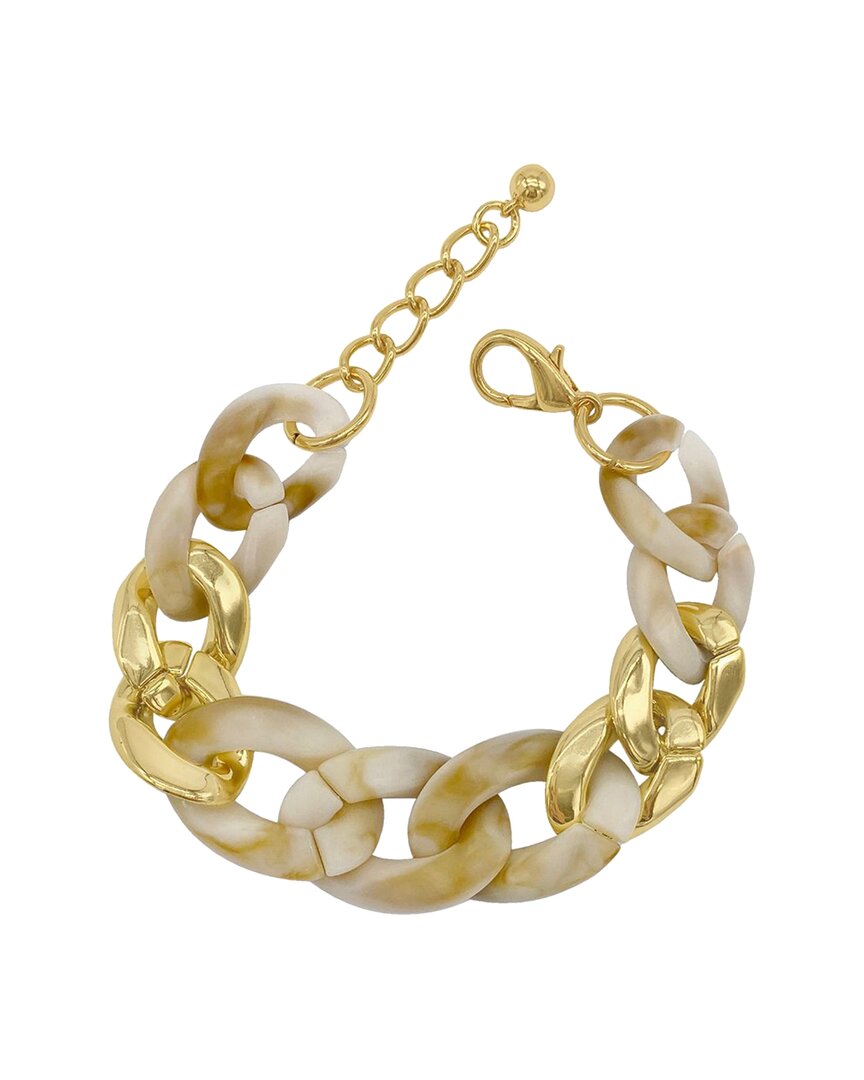 Adornia 14k Plated Chain Bracelet In Gold