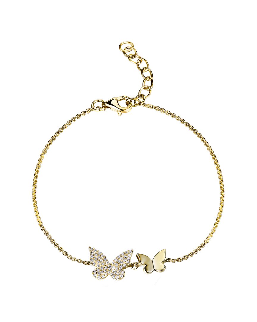 SABRINA DESIGNS SABRINA DESIGNS 14K 0.15 CT. TW. BUTTERFLY BRACELET